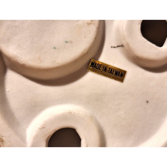 Pair of Vintage 1980's Brinn's Thanksgiving Boy Girl Pilgrims Candle Holders - Picture 6 of 10